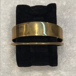 Gold Tone Cuff Bracelet